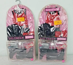 Lot of 2 2005 Mattel Teen Trends Kianna Weekend Wear Dress Up Outfit Accessories - Picture 1 of 7