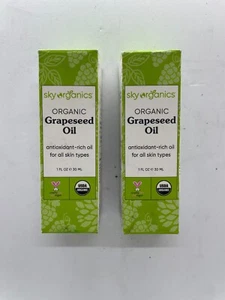 Sky Organics Organic Grapeseed Oil 2 x 1 oz. FAST FREE SHIPPING!! - Picture 1 of 1