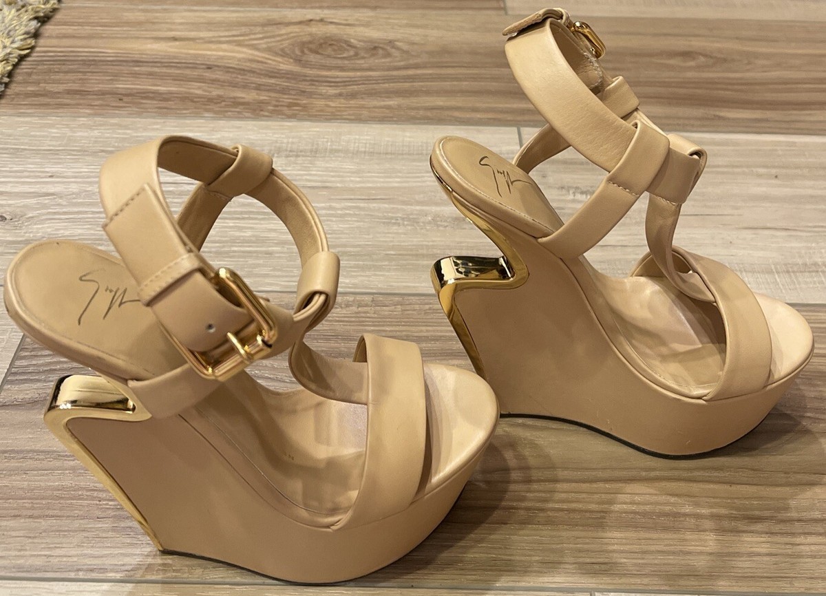Giuseppe Zanotti Heels Wedge Leather Upper | eBay Giuseppe Zanotti Heels Wedge Leather Upper | eBay