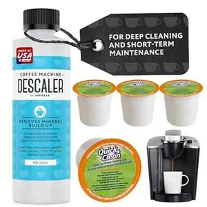 Entkalkerlösung und Reinigungsset Bundle Pack - Entkalker und Reinigungspods - Bild 1 von 6