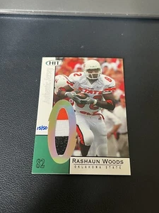 2004 SAGE HIT Game Used Jerseys Card JRW Rashaun Woods  NFL - Picture 1 of 4