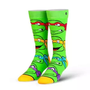 Calcetines de tripulación unisex de personaje de las Tortugas Ninja Teenage Mutant - Imagen 1 de 2