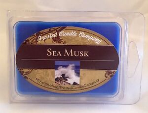 Sea Musk 2.5 oz Wax Melts Scent One Package Ocean Breeze Mist Fresh Clean Frost