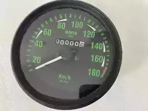 Suitable For BMW R45 Vintage Bikes Black Face Speedometer 0-180 Kph Speedo - Foto 1 di 6