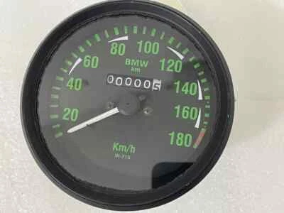Suitable For BMW R45 Vintage Bikes Black Face Speedometer 0-180 Kph Speedo - Изображение 1 из 4