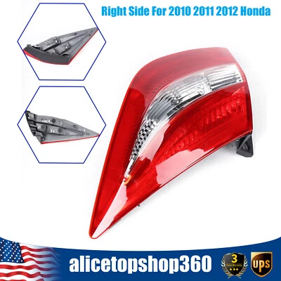 Halogen Tail Light Outer Right Side For 2010 2011 2012 Honda Crosstour EX EX-L - Image 1 of 4