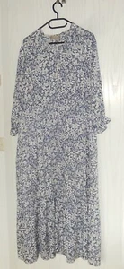 THOM  BY THOMAS RATH  Kleid  Lang  SOMMERKLEID   GR. 46 BLAU WEISS TOP - Bild 1 von 8