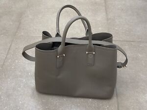 Accessorize tote bag with strap in a taupe colour (Vegan)