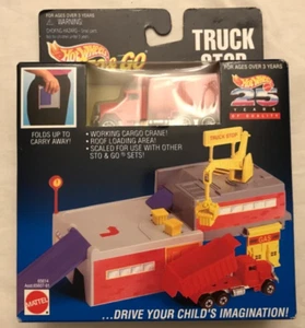 Parada de camión Hot Wheels Sto & Go/camión volquete rojo/de colección 1995/nuevo sellado - Imagen 1 de 13