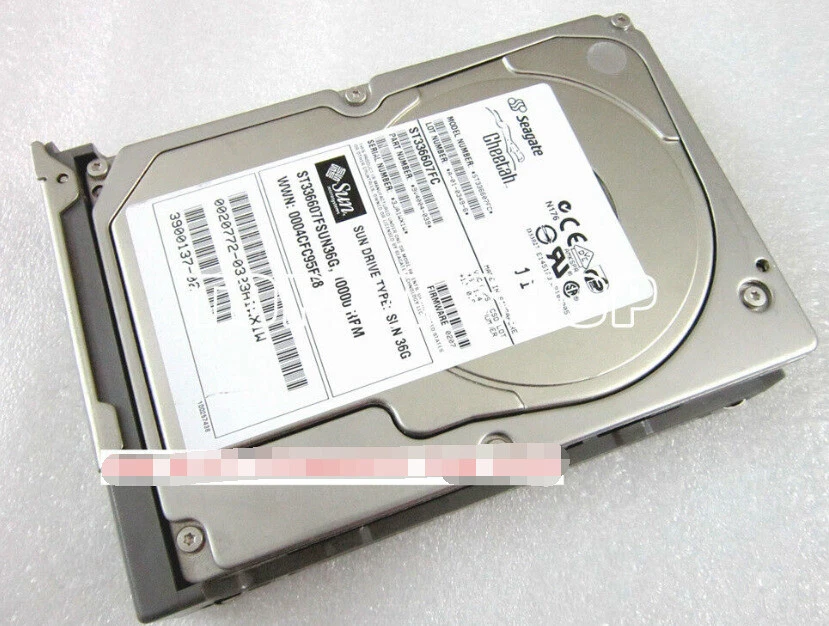 SUN X6724A 390-0137 ST336607FC 540-4525 hard disk 36G 10K FC 8MB 3.5inches - Image 1 of 1