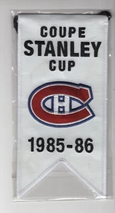 2008-09 Montreal Canadiens Centennial Stanley Cup Mini Banner 1985-86 95133 - Bild 1 von 2