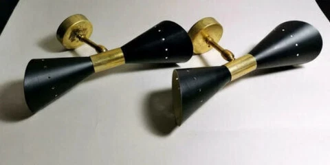 Italian Diabolo Wall Sconce Modern Stilnovo Style Mid Century Wall Lights Lamps Cover