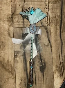Disney Frozen Elsa Light Up Wand Halloween Costume Dress Up Accessory Working - Picture 1 of 11