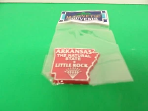 Arkansas State Magnet Reisekühlschrank State Shaped Vintage - Bild 1 von 1