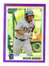Wilkin Ramirez 2010 BOWMAN CHROME MLB PROSPECTS PURPLE ROOKIE CARD #BCP191 SP RC