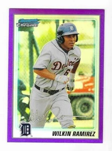 Wilkin Ramirez 2010 BOWMAN CHROME MLB PROSPECTS PURPLE ROOKIE CARD #BCP191 SP RC - Picture 1 of 2
