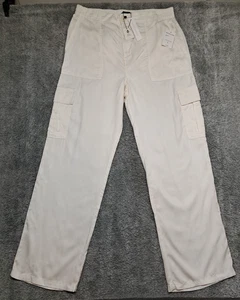 Sanctuary Cargo Pants Womens Large Sophia Straight Leg  Pockets Lightweight - Picture 1 of 15