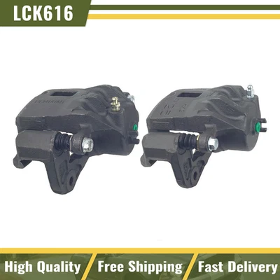 For 1999-2003 Hyundai Sonata Front Left & Right Brake Calipers & Bracket - Image 1 of 4
