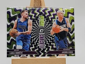 2024-25 Donruss Optic Luka Doncic/Jason Kidd Optical Illusions #1 Mavericks - Bild 1 von 2