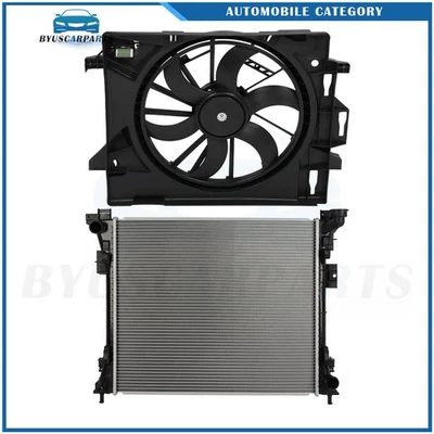 Kit de ventilador de refrigeración del radiador Ram C/V para Dodge Grand Caravan 2008-2019 2012-2015 Foto 1 de 4