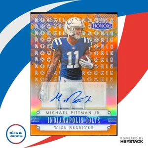 2020 Panini Honors Michael Pittman Jr Rookies Signatures Orange 3/5 Auto Colts - Picture 1 of 10