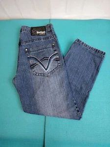 Southpole Men's Jeans Baggy Straight Streetwear Cotton Blue Distressed Size 38 - Picture 1 of 11