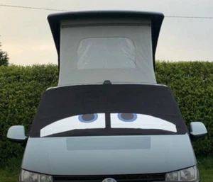 VW T6 Windscreen Cover Fuel Lagoon. Blue Eyes. Cost £80 new. Used twice - Picture 1 of 4