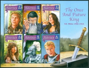ALDERNEY 2006 The Once and Future King T.H.White/King Arthur Sheet SG MSA273 MNH - Picture 1 of 1