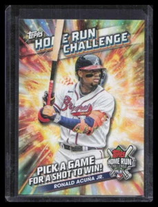 2024 Topps #HRC-4 Ronald Acuña Jr. Home Run Challenge (Series Two) - Picture 1 of 2