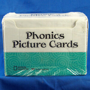 Phonics Picture Cards New Unopened Box Children Learning National Geographic