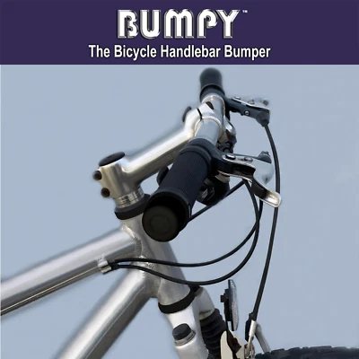 BUMPY END PLUG Bike Handlebar Soft Safe Secure Best Fit Grip Cap Black Pair Foto 1 de 4