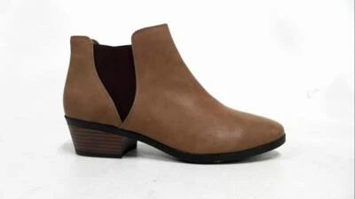 Call It Spring Moilian Womens Booties Boots SZ 9 M Camel 2" Heel Solid Sale - Image 1 of 4