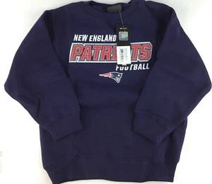 New England Patriots Football Fleece Lined Sweatshirt Kids M Medium 5/6 NFL - Picture 1 of 16