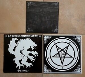 Satanic Warmaster (Fin) Set 3 Lp Vinyl  Opferblut Revelation Behexen Black Metal