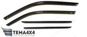Tape-on Windows Visors Deflector Sun Rain Guard for Subaru Forester SG 2002-2008 - Picture 1 of 15