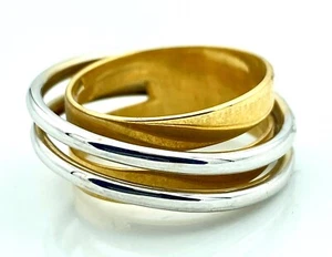 Magnífico Anillo Oro 18 Quilates - Anillo de Boda 2 Ors - 6.31G - Imagen 1 de 5