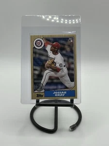 Josiah Gray ROOKIE 1987 35th Anniversary 2022 Topps #T87-12 Washington Nationals - Bild 1 von 2