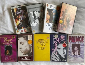 PRINCE VHS VIDEO BUNDLE COLLECTION - 9 ORIGINAL UK VINTAGE VHS PAL CASSETTES - Picture 1 of 24