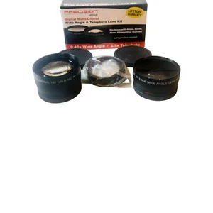 Precision Design Digital Multi-Coated Wide Angle and Telephoto Lens Kit - Picture 1 of 2