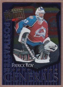 1997-98 Donruss Priority Postmaster Generals #1 Patrick Roy /1500 - Colorado