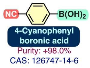4-Cyanophenylboronic acid (for R&D) | CAS: 126747-14-6 | Purity:+98.0% - Picture 1 of 2