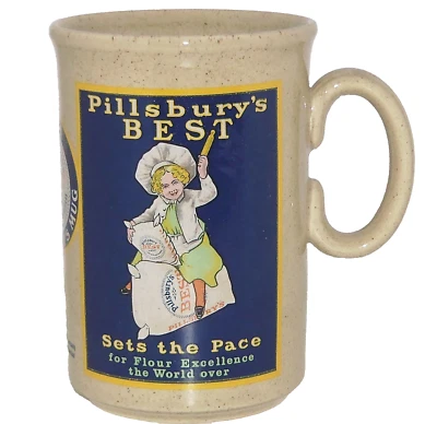 Taza de café Pillsbury Best 1986 coleccionista Inglaterra harina excelencia vintage Foto 1 de 4