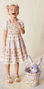 NWT Matilda Jane Enchanted Garden Magic Garden Smocked Dress Size 6 NEW