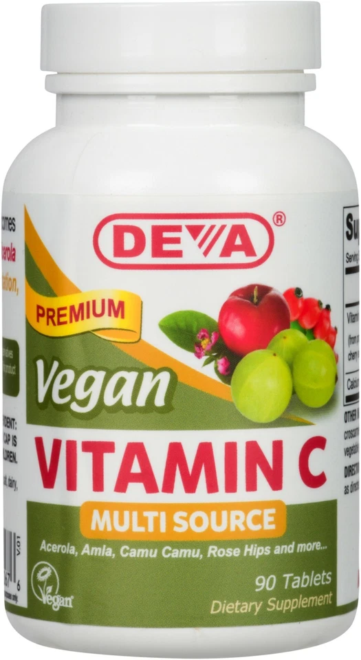 Deva Vegan Vitamin C - Multi Source 90 Tablets