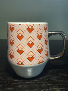 Edible Arrangements Geometric Oversized Mug Cup Gold Handle  - Picture 1 of 7