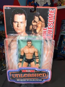 WCW Wrestling Marvel Toy Biz Toybiz Unleashed Large Card Mike Awesome Figure - Picture 1 of 3