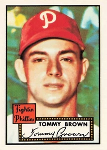 1983 Topps Baseball 1952 Reprint Tommy Brown Philadelphia Phillies #281 - Picture 1 of 2