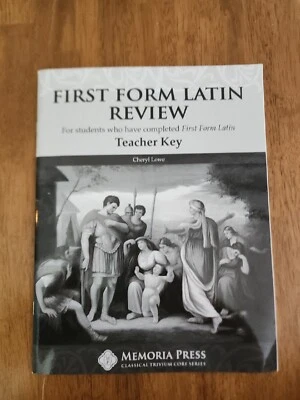 First Form Latin Review Answer Key - Image 1 of 2