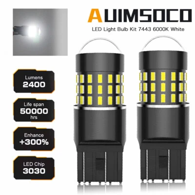 Bombilla LED intermitente estacionamiento para Chevrolet Tahoe 2015-2021 6000K 7443/7440 Foto 1 de 4