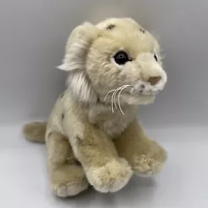 Peluche Teeboo Leopardo Guepardo Beige Gato Manchado León Animal de Peluche Realista 9 pulgadas - Imagen 1 de 9
